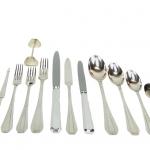 Vintage Silver Cutlery Set (12 pcs)