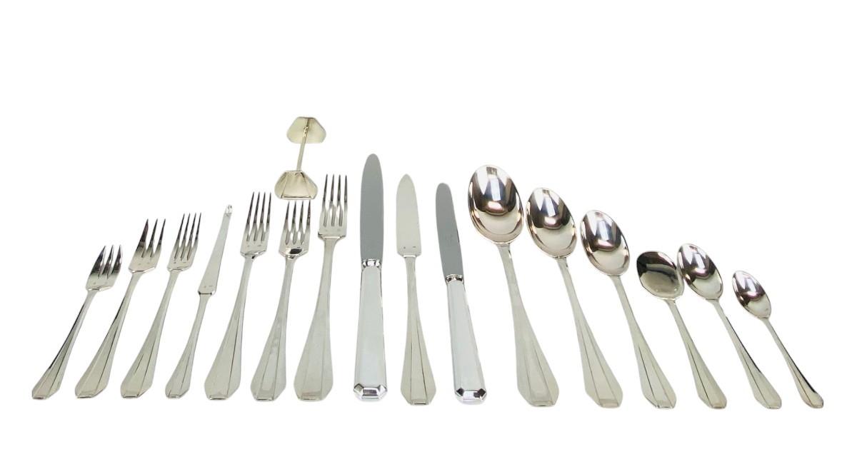Vintage Silver Cutlery Set (12 pcs)