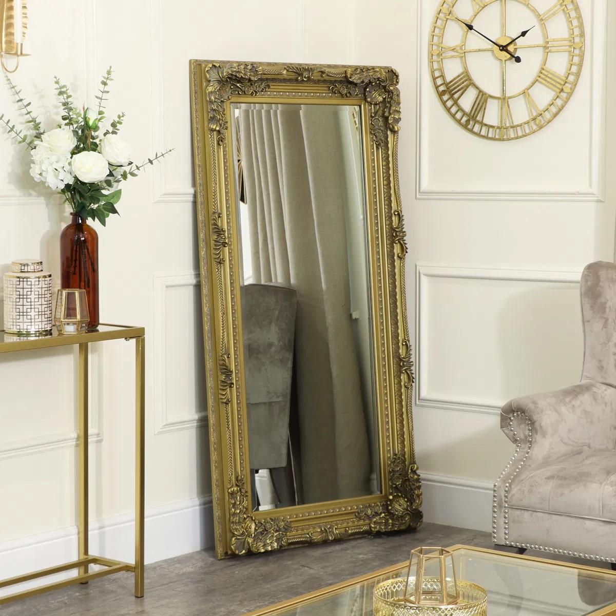 Ornate Gold Wall Mirror